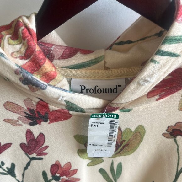 Profound Painterly Flower Hoodie - Picture 4 of 4